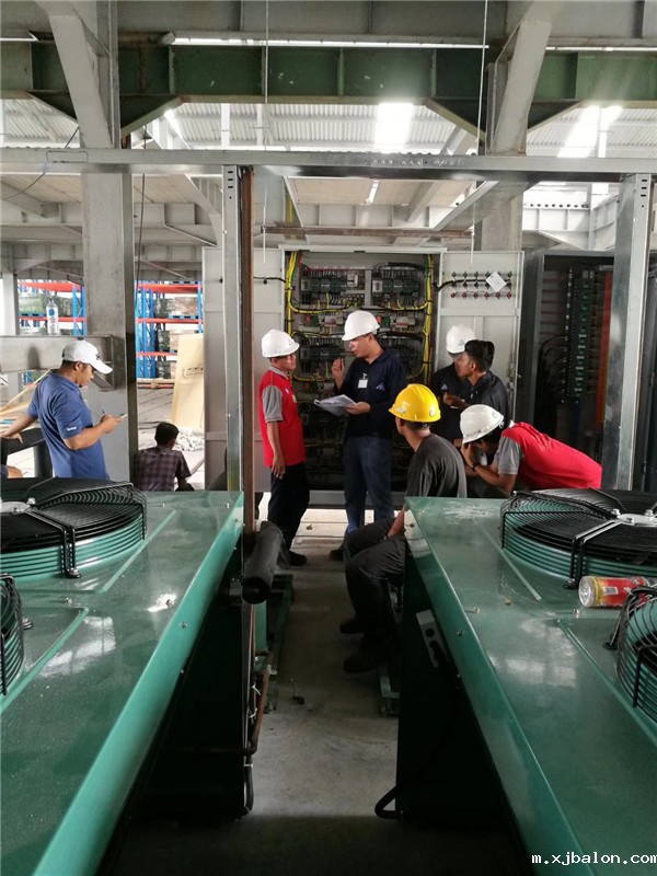 印尼冷库完工培训现场3